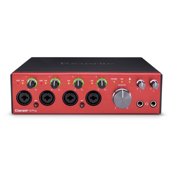 Focusrite Clarett+ 4Pre - Front Main
