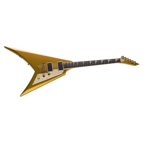 ESP LTD Kirk Hammett Signature V, Metallic Gold 3 