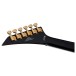 Jackson X Series Signature Scott Ian King V KVXT, Gloss Black - headstock back 