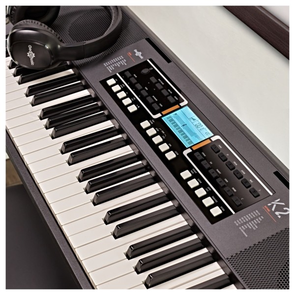 K2 61-Note Keyboard with Bluetooth by Gear4music, Headphone Pack