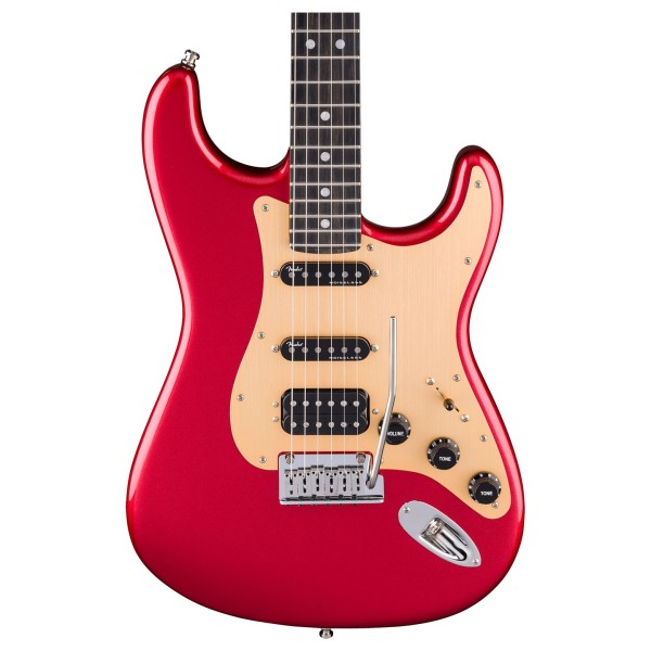 Fender American Ultra II Stratocaster HSS EB, Sinister Red - body 