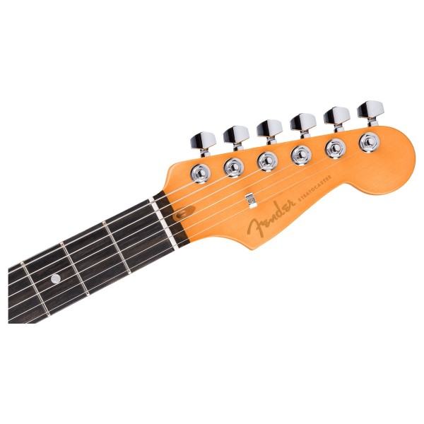 Fender American Ultra II Stratocaster HSS EB, Sinister Red - headstock 