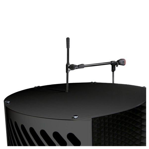 Imperative Acoustics Portable Vocal Booth with Overhead Mic Stand, Black