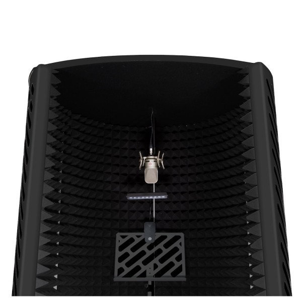 Imperative Acoustics Portable Vocal Booth with Overhead Mic Stand, Black