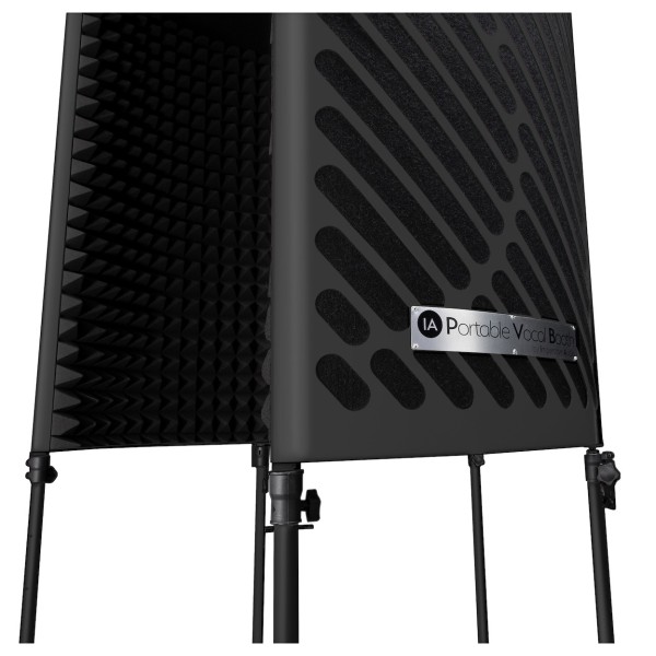 Imperative Acoustics Portable Vocal Booth with Overhead Mic Stand, Black