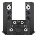 Bowers & Wilkins 603 & 607 S3 Surround Sound Speaker Package, Black