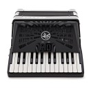 Hohner Bravo II 48 Silent Key Accordion, Black