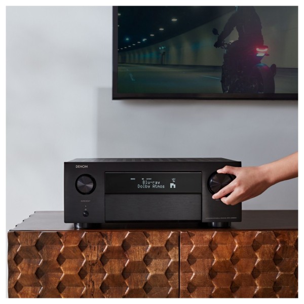 Denon AVC-X4800H AV Amplifier, Black - lifestyle 1 