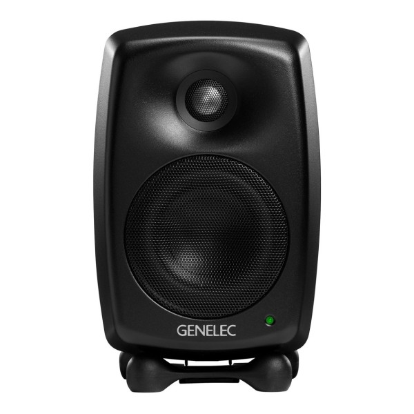 Genelec 8010A Professional Studio Monitor, Black (Single) - Front