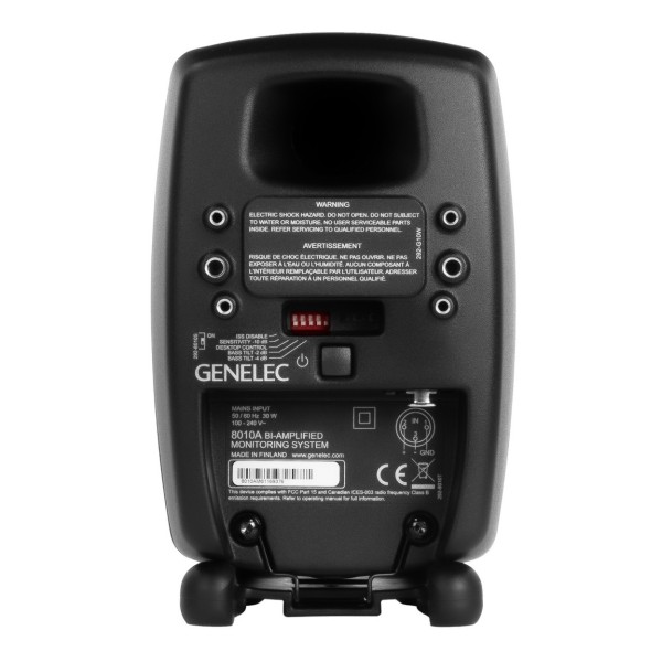 Genelec 8010A Studio Monitor - Rear