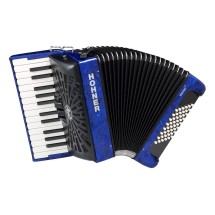 Hohner Bravo II 48 Silent Key Accordion, Dark Blue