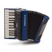 Hohner Bravo II 48 Silent Key Accordion, Dark Blue