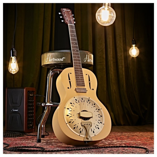 Hartwood Electro Resonator Guitar, Butterscotch