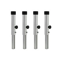 G4M Pro Regulowane nogi sceniczne 45-60 cm, zestaw 4 sztuk