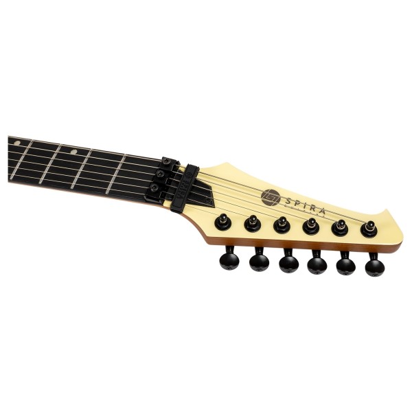 Spira Guitars S-420 AWH, Alpine White - headstock 