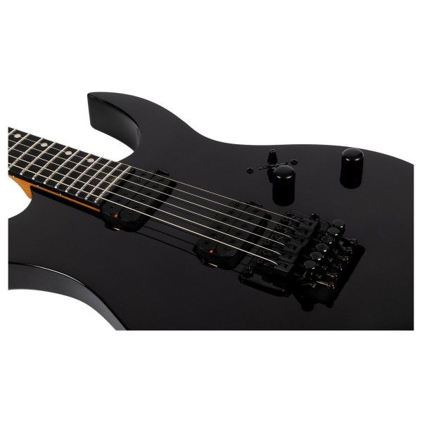 Spira Guitars S-420 MBK, Satin Black - knobs 