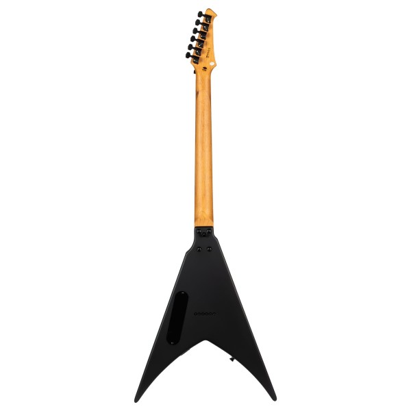 Spira Guitars V-400 MBK, Satin Black - back 