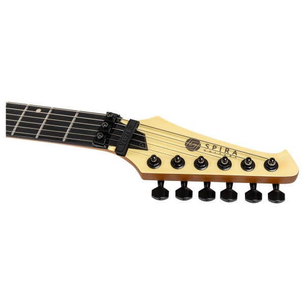 Spira Guitars V-420 AW, Antique White - headstock 