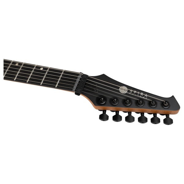 Spira Guitars X-400 MGR, Satin Green - headstock 