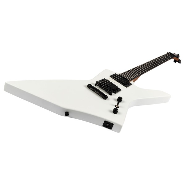 Spira Guitars X-400 MWH, Satin White - body side