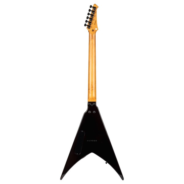 Spira Guitars V-500 TPP E, Transparent Purple - back 