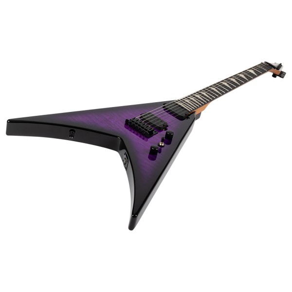 Spira Guitars V-500 TPP E, Transparent Purple - angle