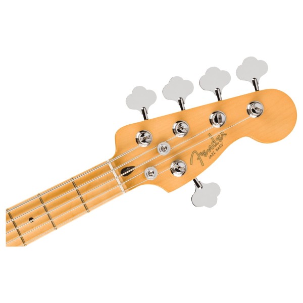 Fender Player II Modified Active Jazz Bass V MN, Olympic Pearl - headstock 