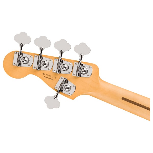 Fender Player II Modified Active Jazz Bass V MN, Olympic Pearl - headstock back 