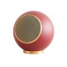 Elipson Planet L Performance Speakers (pair), Burgundy-Gold - side angle 