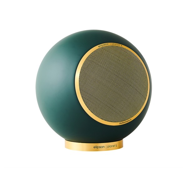 Elipson Planet L Performance Speaker (single), Dark Green-Gold - right 