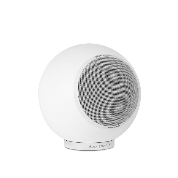 Elipson Planet L Performance Speaker (single), Matt White -left 