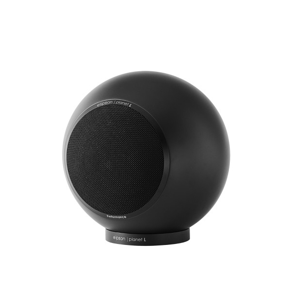 Elipson Planet L Performance Speaker (single), Matt Black - left 