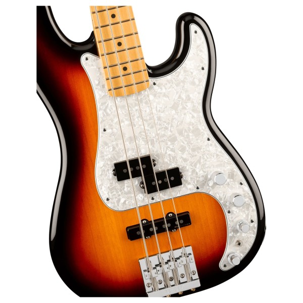 Fender Player II Modified Active Precision Bass MN, 3 Tone Sunburst - body 