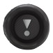 JBL Flip 7 Portable Bluetooth Speaker, Black - Left side view and radiator