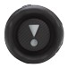 JBL Flip 7 Portable Bluetooth Speaker, Black - Right side view and radiator