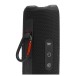 JBL Flip 7 Portable Bluetooth Speaker, Black - PushLock carabiner