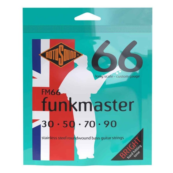Rotosound FM66 Funkmaster Bass, Long Scale, Custom, 30-90