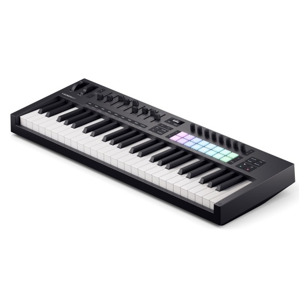 Launchkey 49 MK4 MIDI Keyboard - Angled
