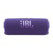 JBL Flip 7 Portable Bluetooth Speaker, Purple - Front and JBL logo