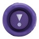 JBL Flip 7 Portable Bluetooth Speaker, Purple - Right side view and radiators