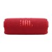 JBL Flip 7 Portable Bluetooth Speaker, Red - Front and JBL logo