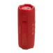 JBL Flip 7 Portable Bluetooth Speaker, Red - Reverse, flipped on end
