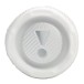 JBL Flip 7 Portable Bluetooth Speaker, White - Left side view and radiator