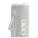 JBL Flip 7 Portable Bluetooth Speaker, White - PushLock wrist strap