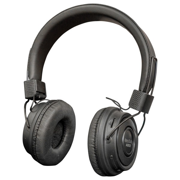SoundLAB A083B Wireless Bluetooth On Ear Headphones, Black - Main