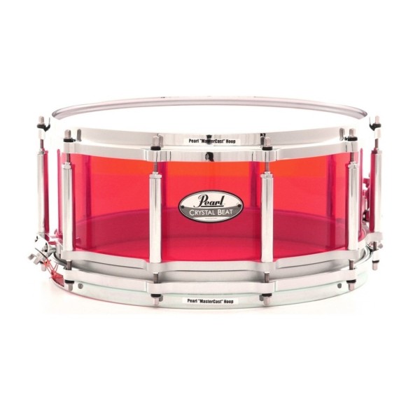 Pearl CRB1465S Free Floating Crystal Beat Snare 14x6.5in, Ruby Red