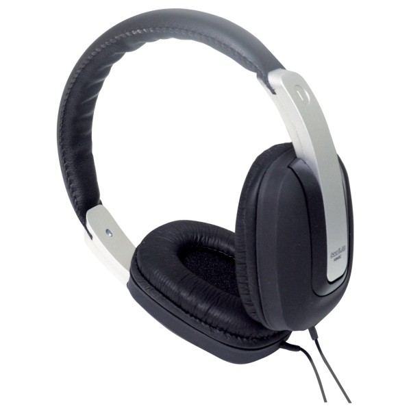 SoundLAB A084BC Digital Stereo Headphones, Black - Main