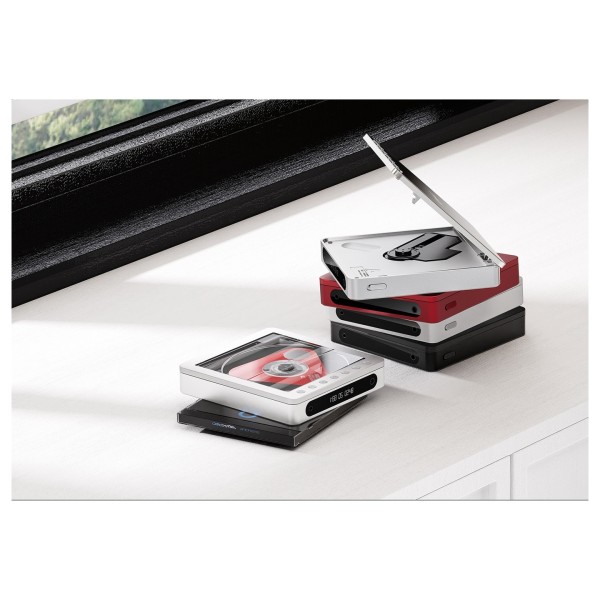 FiiO DM13 Portable CD Player - Lifestyle image, collection of colour options