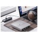 FiiO DM13 Portable CD Player - Lifestyle image, being used in Desktop Mode