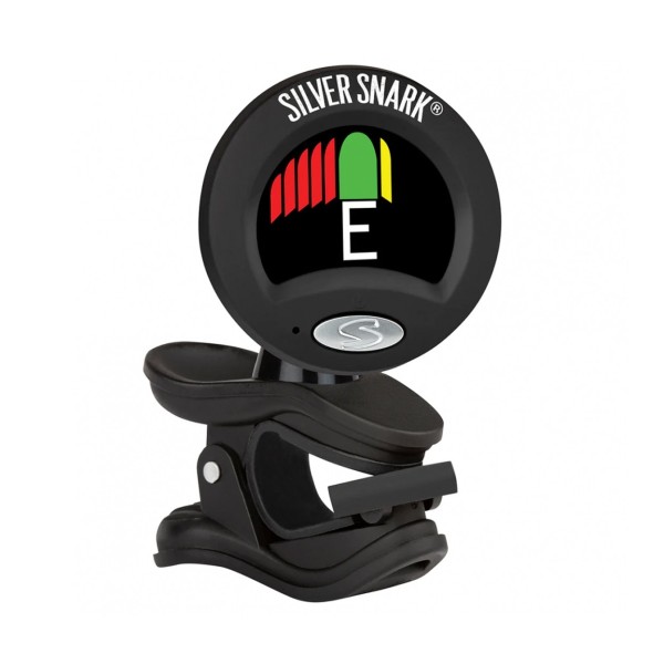 Snark SIL1 Silver Snark 2 Clip-On Tuner, Black - Main